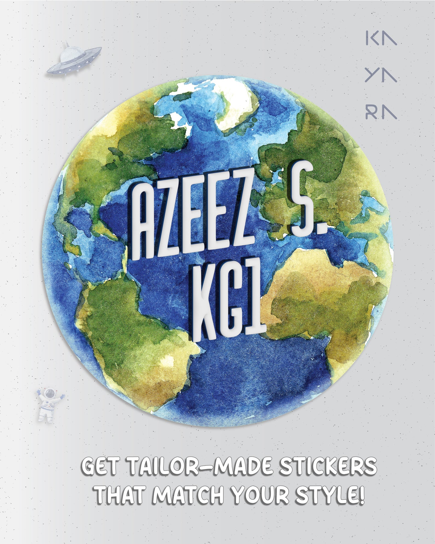 20 Planet Explorer Name Label (English)