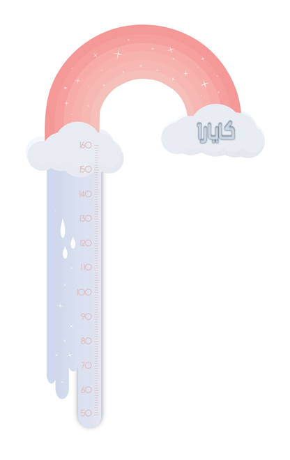 Rainbow Height Chart
